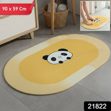 cartoon panda bath rug