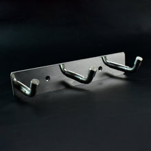 Stainless Steel Wall Mounted Coat 3 Hook Rack (14x3 / 1 Pc)