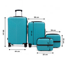 4-in-1 Luggage Set ‰ÛÒ Durable and Stylish Hard Shell Suitcase Set