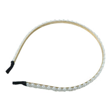 Stylish golden metal hair accessory