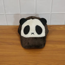 Cute Panda Design Plush Winter Cap (1 Pc)