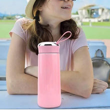 Water Bottle 400 ML Leak Proof Glass Bottle for Daily Water Intake  1 Pc