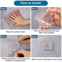 plastic transparent adhesive hook